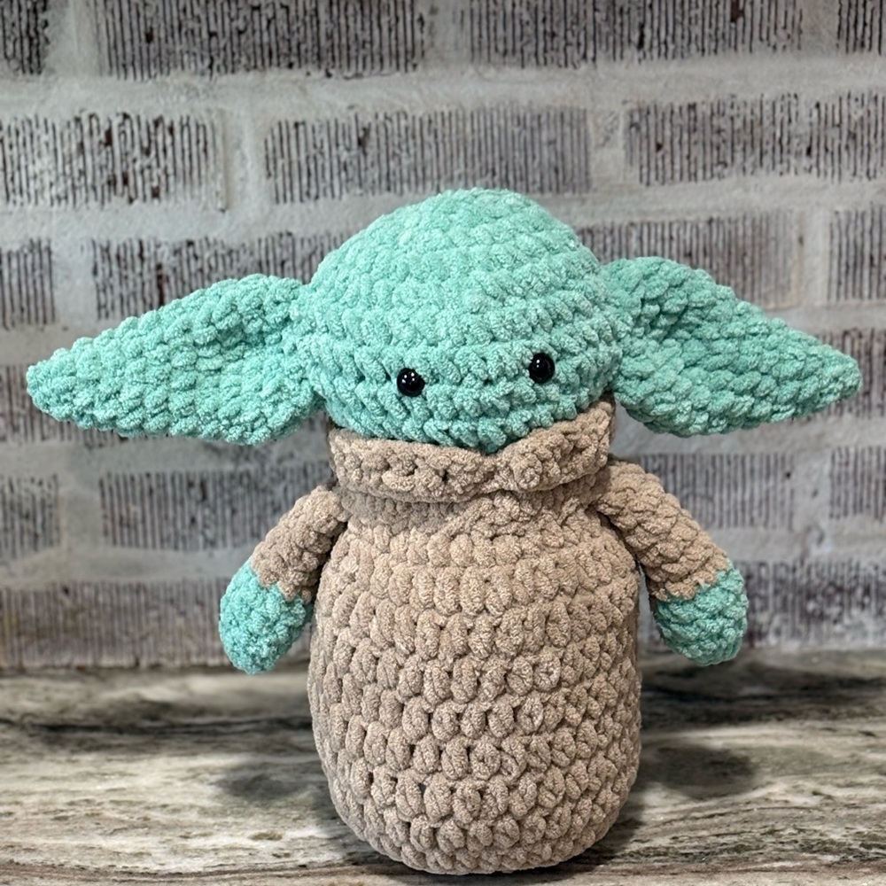 Crocheted Baby Yoda